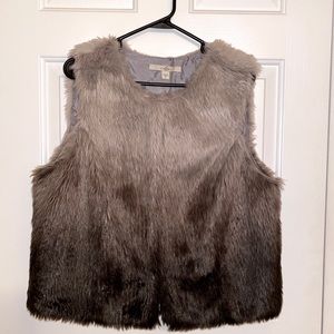 Fever Ombre Faux Fur Vest